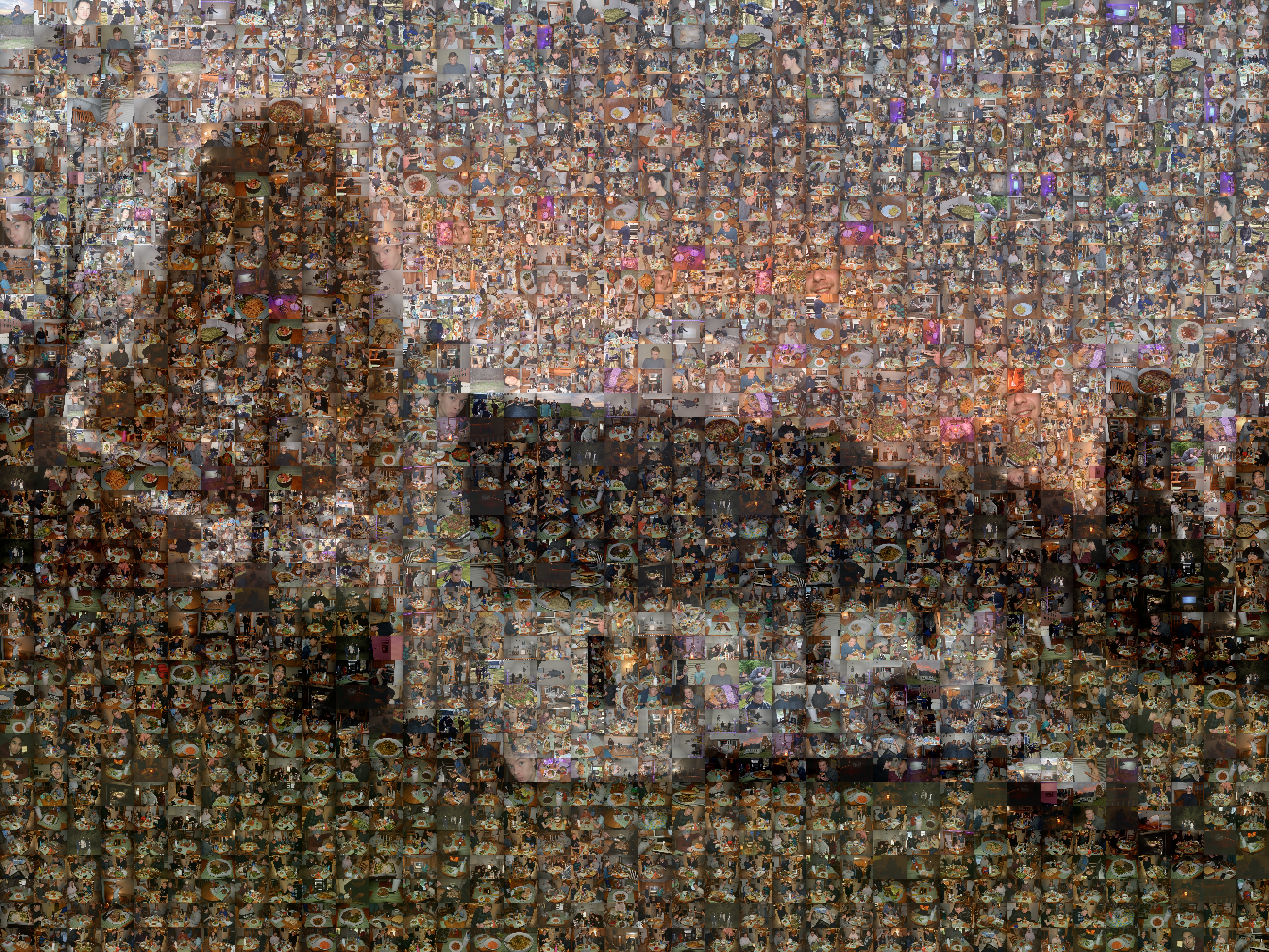 Maple House food photo mosaic